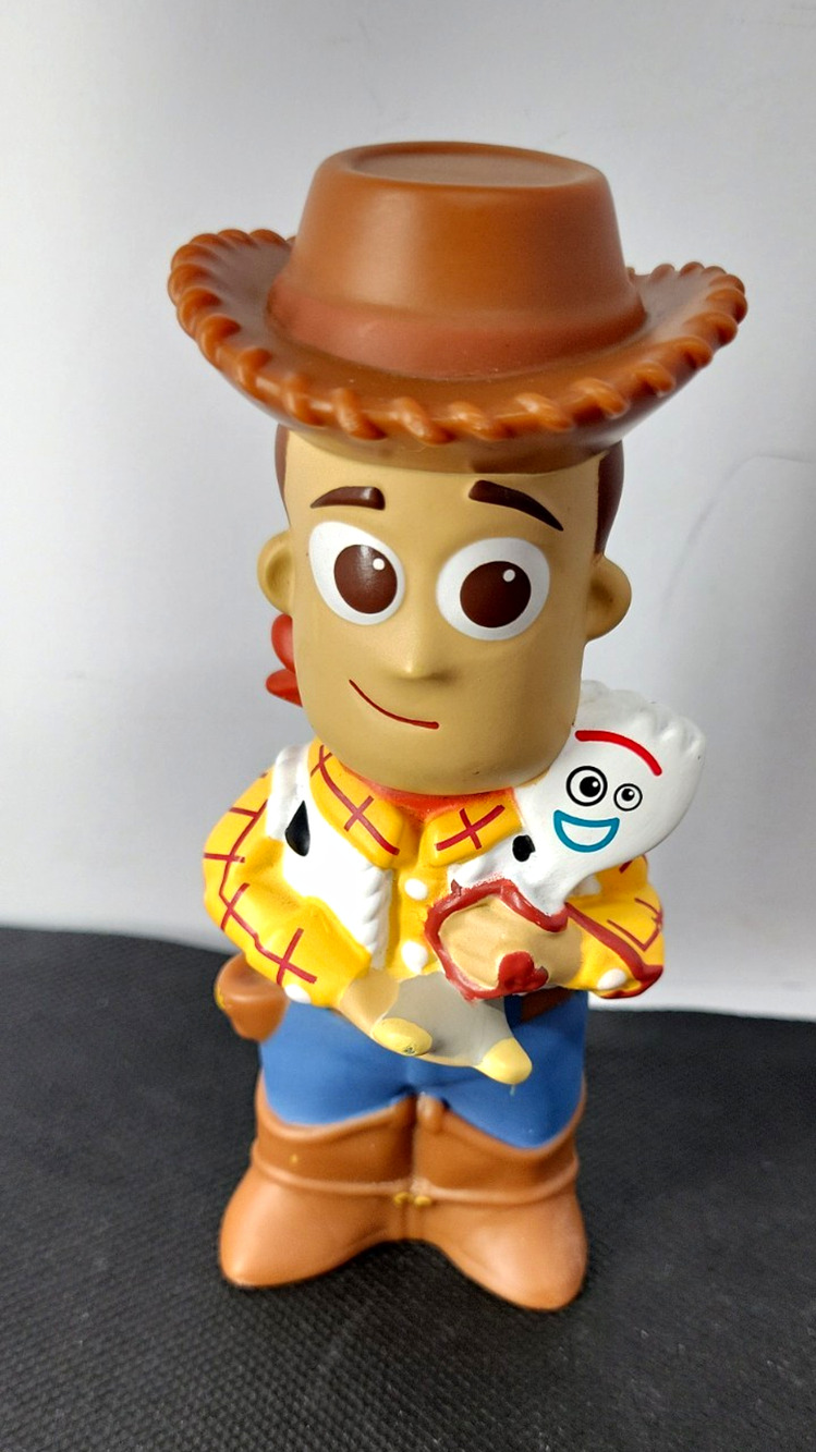 Disney/Pixar Toy Story Woody Figurine w/ Forky, 5" Pixar Character Collectible
